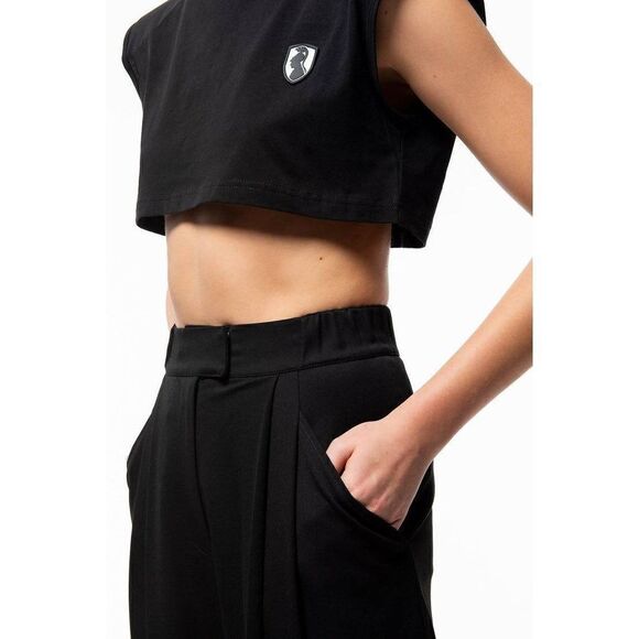 VHNY Vivienne Hu Shoulder Pad Crop Top - Picture 3 of 11